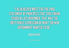 Klaus and caroline kissed and klaus wants to rub. Vaclav Klaus Quotes Quotesgram