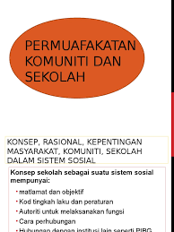 Organisasi sekolah pun memerlukan manajemen yang baik agar terarah dalam kegiatannya. Tajuk 9 Konsep Permuafakatan Sekolah Dan Komuniti