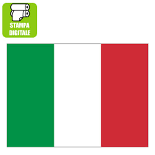 La bandiera della repubblica è il tricolore italiano: Stampa Bandiera Italiana In Tessuto Nautico Ampia Scelta Di Misure