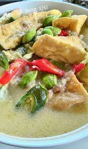 Sebelumnya, garit dulu tempe supaya bumbu lebih meresap. Sayur Tahu Kuah Santan By Jeng Usi Rosana Rosana Langsungenak Com
