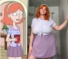 I tried to recreate Jessica from Rick&Morty but she got thick😜 sorry for  no bra I should have sized up in the shirt since it doesnt cover my boobs  in a bra!