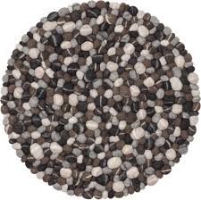 Männer und frauen gewöhnlich viele energie mit dekorieren aufgrund der tatsache sie benötigen eine attraktive und bequemes haus. Filzkugel Teppich Rund 120 Cm Myfelt Hardy Hardy Steinoptik Myfelt 023 120