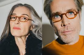 Christian brown rectangular glasses