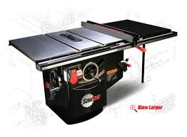 Cabinet Saw With Sawstop Technology Blade Drops Down Out Of Site The Instant It Comes In Contact With A Finger Best Table Saw Table Saw Woodworking