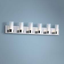Maxim Silo Polished Chrome 6 Light Bathroom Light Fixture T0828 Lamps Plus