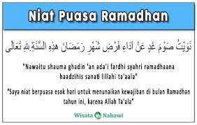 Bacaan Niat Puasa Wajib Dan Niat Puasa Sunnah Sesuai Ajaran Islam