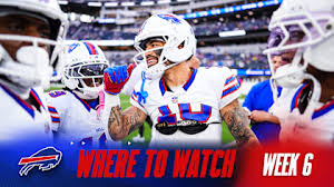 Buffalo Bills at Las Vegas Raiders | Where to watch, stream and listen | Week 6 — Buffalo Bills