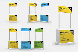 Promotion Counter Mockup Mockup Counter Infographic Design