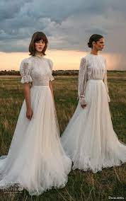 Daalarna Fall 2020 Wedding Dresses Folk Bridal Collection Wedding Inspirasi Wedding Dress Guide Fall Wedding Dresses Winter Wedding Dress
