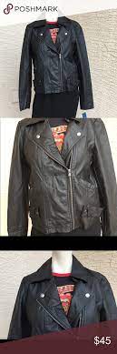 Izod Vegan Leather Jacket Vegan Leather Jacket Leather Jacket Clothes Design