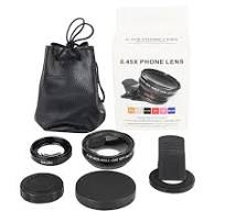 OEM Logo Phone Lens Kit 0.45x Super Wide Angle & 12.5x Super Macro Lens HD  Camera Lens for iPhone for Huawei All Cellphone