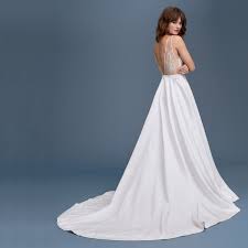 C Bronte Popular Wedding Dresses Long Train Wedding Dress Wedding Dress With Pockets