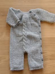 I Am A Sucker For Simple Simple Knits Love The Garter Stitch And Single Cable Running Down Baby Jumpsuit Pattern Knitted Baby Clothes Baby Knitting Patterns