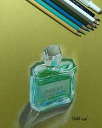 Botol Parfum Dengan Pensil Warna Di 2020 Botol Parfum Parfum Botol