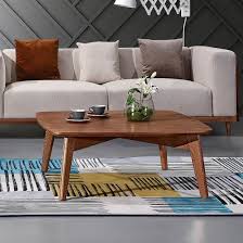 Beautiful round tops look spectacular with a border, and a solid three legs add a complete originality and unusual style. China Simple Square Usa A Grade Ash Solid Wood Coffee Table China End Table Tea Table