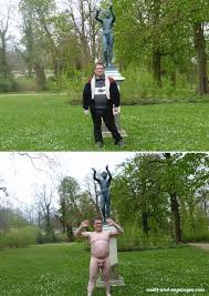 Paul Nackt im Park 099 - Bilder und Foto Galerie