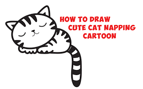 Cute cats and kittens cute funny animals kittens cutest ragdoll kittens. Cat Napping Archives How To Draw Step By Step Drawing Tutorials