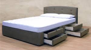 Modish Platform Bed With Built In Side Tables That Will Blow Your Mind Bed With Drawers Underneath Platform Bed With Drawers Bed Frame With Storage