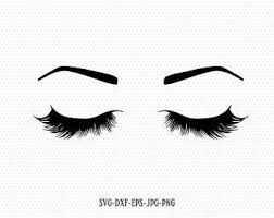 Unicorn clipart head cut files for cricut and silhouette. Png Cricut Silhouette Svg Eyelashes Eyebrows Bundle Cut File Jpg Unicorn Lash Modern Anastasia Eyebrows Svg Dxf Commercial Use Clip Art Art Collectibles Safarni Org