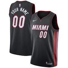 Bodysuits, swimwear, undergarments, beauty products, cosmetics, accessories and halloween products are final sale. Men S Miami Heat Nike Black Swingman Custom Jersey Icon Edition