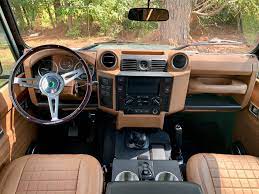 Vilner 110 rear passenger compartment giving a variety rover run for its money in as soon as stakes land defender custom automotive interior. Osprey Unveils Classic Land Rover Defender With A 6 2 Liter V8 Carscoops