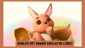 You need to click that codes button and then enter the code. Roblox Pet Swarm Simulator Codes June 2021 Get Update Pet Swarm Simulator Codes List And How To Redeem Codes Here