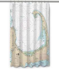 beach cottage poplin nautical chart