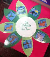 Pin By Leisha O Brien On Crafts Book Crafts Jan Brett Umbrella Craft