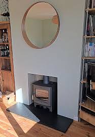 Slate stove hearth with old world charm. Slate Hearths I G Prince Wood Burning Stoves South Devon