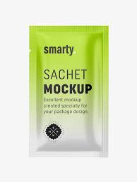 Sachet Mockup Smarty Mockups Sachet Mockup Packaging Design