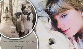 January 02, 2018 02:56 pm. Taylor Swift S Christmas Card Features Her Three Cats Daily Mail Online