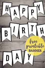 Birthday Banner With Picture Free Happy Birthday Banner Printable Sign Paper Trail Design Happy Birthday Banner Printable Happy Birthday Banner Printable Free Birthday Banner Free Printable