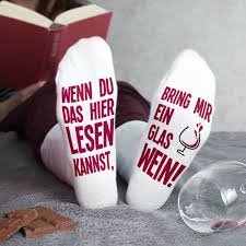 Weiße Socken Bring Mir Ein Glas Wein