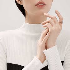 These are our favorite pearl engagement rings. Tiffany T Wire Ring In Rose Gold With Diamonds And Mother Of Pearl Tiffany Co