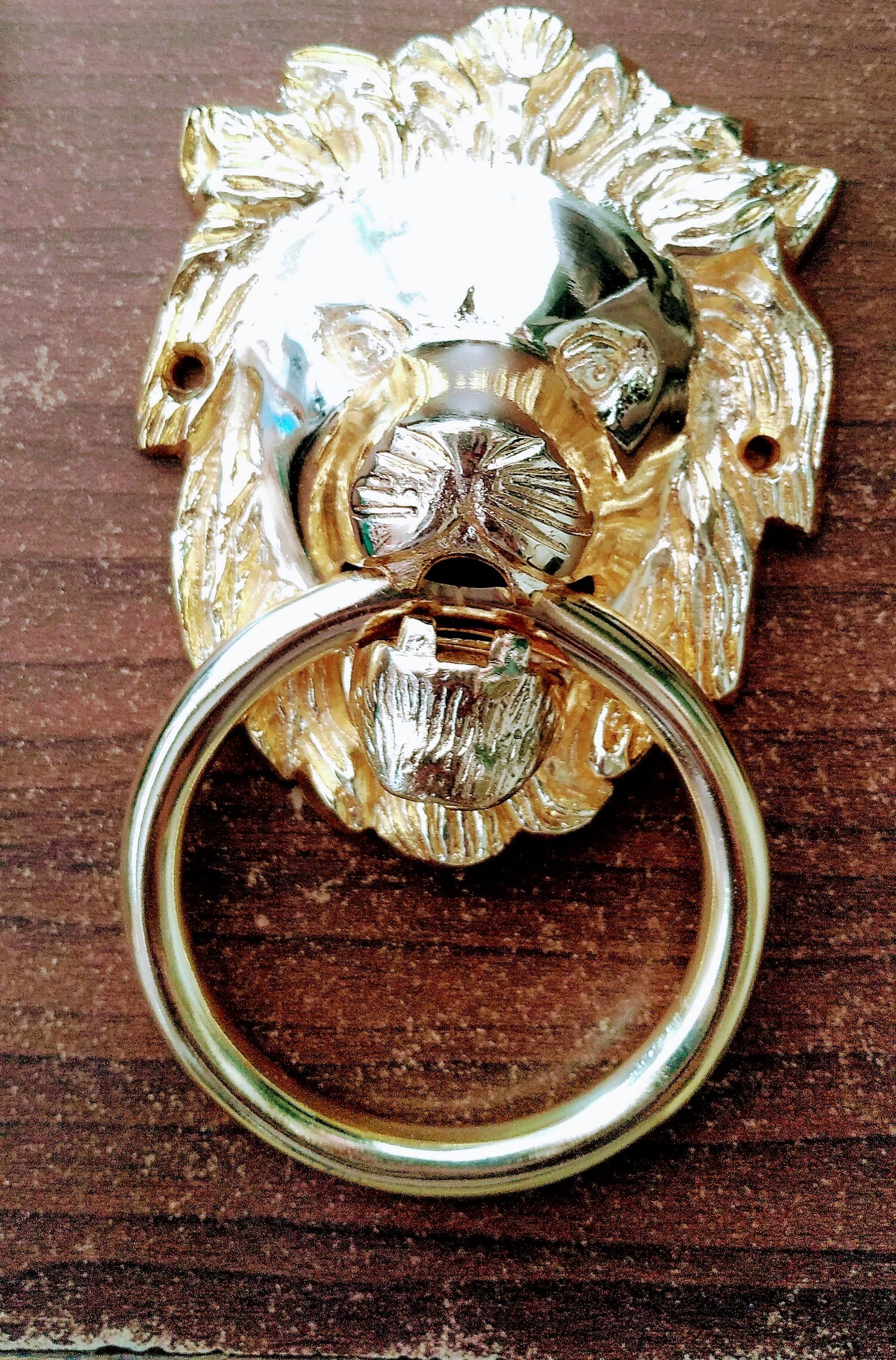 Brass Lion Knockers product image