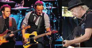He has released twenty studio albums, many of which feature his backing band, the e street band.originally from the jersey shore, he is one of the originators of the heartland rock style of music, combining mainstream rock musical style with narrative songs about working class american. Nils Lofgren On Neil Young And Bruce Springsteen Videomuzic