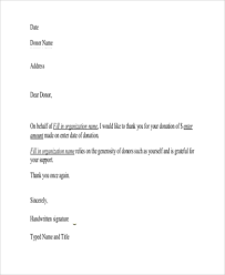 Check spelling or type a new query. Free 6 Sample Thank You Letter For Donation In Ms Word Pdf