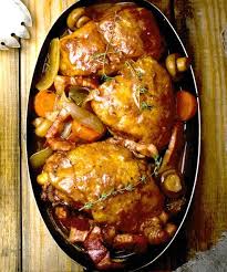 Slow Cooker Coq Au Vin The Wilderness Wife Recipe Recipes Slow Cooker Recipes Cooking