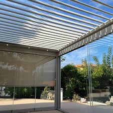 Solutions pour fermer une pergola. Vente Fermetures Et Accessoires Pour Pergolas Sur Hyeres Cauchi Design