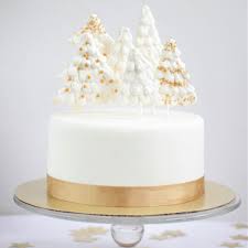 Bake the cake as directed on the box or until a toothpick inserted into the center comes out clean. Frosted Christmas Tree Christmas Cake
