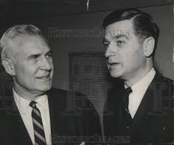 1968 Mayor George Seibels Greets Oregon Senator Mark Hatfield