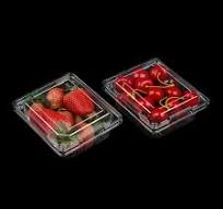 Clamshell Blister Packaging box for Fruit / cake/bread Plastic container