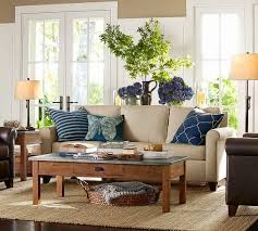 The Raspberry Rabbits A Day Of Color Play Coastal Style Living Room Pottery Barn Living Room Family Room Design