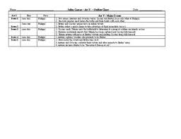 Julius Caesar Outline Chart Act V