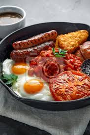 These flatbread bites taste a lot like pizza, but they make the perfect breakfast. Full English Breakfast With Bacon Sausage Fried Egg Baked Fototapete Fototapeten Hash Bohne Hintergrund Myloview De