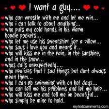 Reading this is the next best thing to being in love. I Want A Guy Love Quote Collection Of Inspiring Quotes Sayings Images Wordsonimages