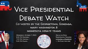 Debate Teams From Gonzaga And Other Schools Co Host Vp Debate Watch October 7 Gonzaga University