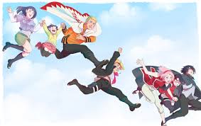 Don't even really like sakura but this looks amazing. Naruto Naruto Uzumaki Hinata Hy Ga Himawari Uzumaki Boruto Uzumaki Sakura Haruno Sarada Uchiha Sasuk Wallpaper Resolution 1280x806 Id 710714 Wallha Com