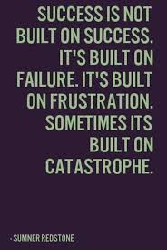 Success Is Not Built On Success It S Built On Failure It S Built On Frustration Somet Motivational Quotes For Success Work Quotes Great Inspirational Quotes
