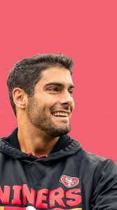 Quarterback jimmy garoppolo of the san francisco 49ers looks on during warmups before taking on the seattle seahawks during the game at. Sports Jimmy Garoppolo X 49ers Colors Wallpapers